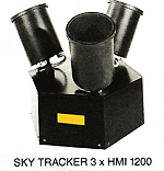 Outdooreffekt Himmelsscheinwerfer Skytracker 3 x 1200 HMI